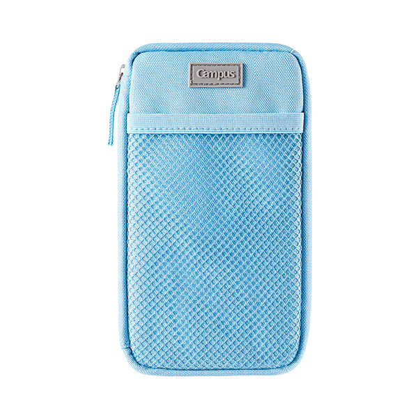 推荐商品：kokuyo/国誉 Campus双拉链/桌立式大容量文具收纳笔袋/笔盒