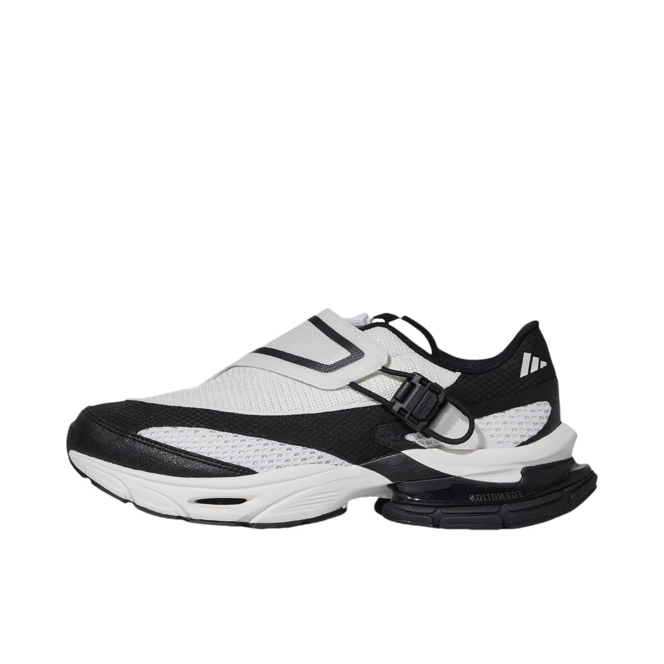 推荐商品：adidas FOS系列FORMOTION ONE.1 运动休闲鞋 复古低帮贴合耐磨减震防滑 淡蓝色/黑色