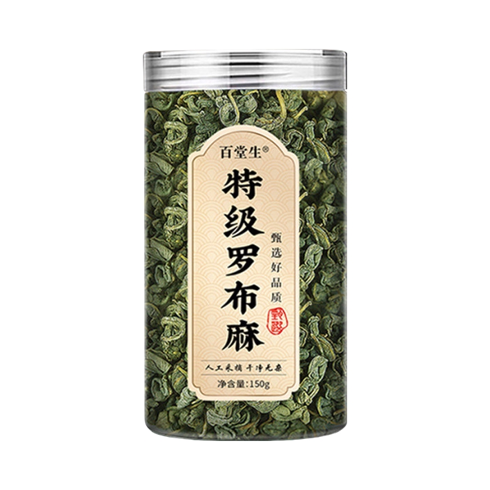 推荐商品：百堂生 特级罗布麻 罐装