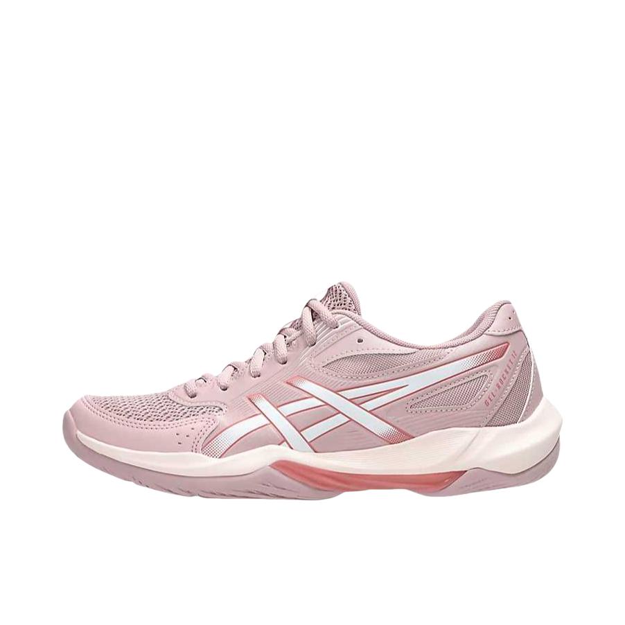 推荐商品：Asics/亚瑟士 GEL-ROCKET 12火箭12 训练鞋 柔软防滑耐磨低帮支撑 人造革 摩根石/白色