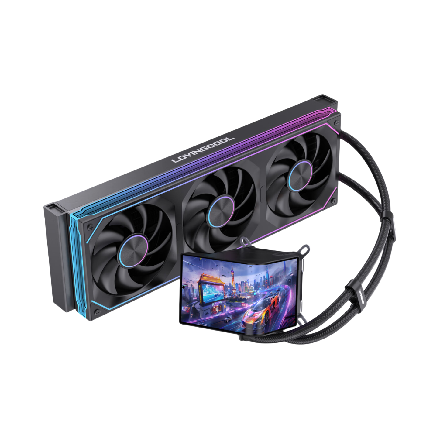 推荐商品：LOVINGCOOL/雷利酷 SC70第三空间 CPU水冷散热器 裸眼3D 自定义主题
