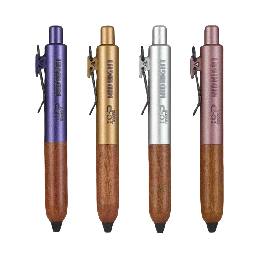 推荐商品：塔诺塞 0.5mm 子弹头 暗黑系小胖笔 多色组合