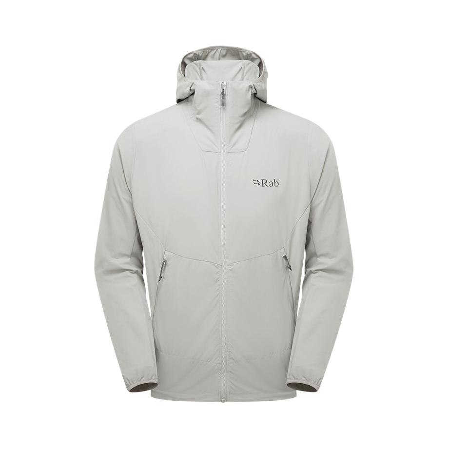 推荐商品：RAB Borealis系列防风耐磨长袖冲锋衣 QWS-76 浅锌