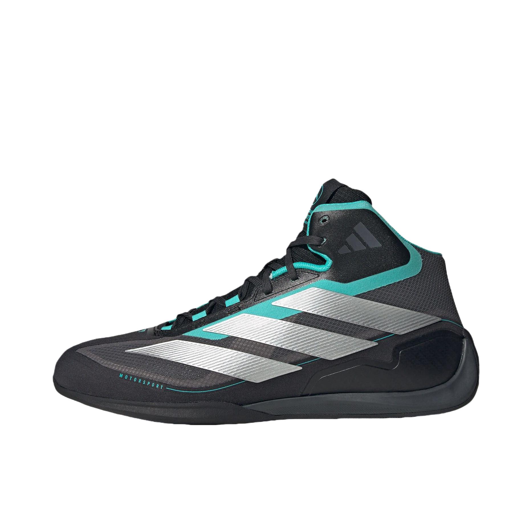 推荐商品：adidas FEROZA MER 运动休闲鞋 舒适柔软耐磨圆头贴合 中帮/黑色/绿色