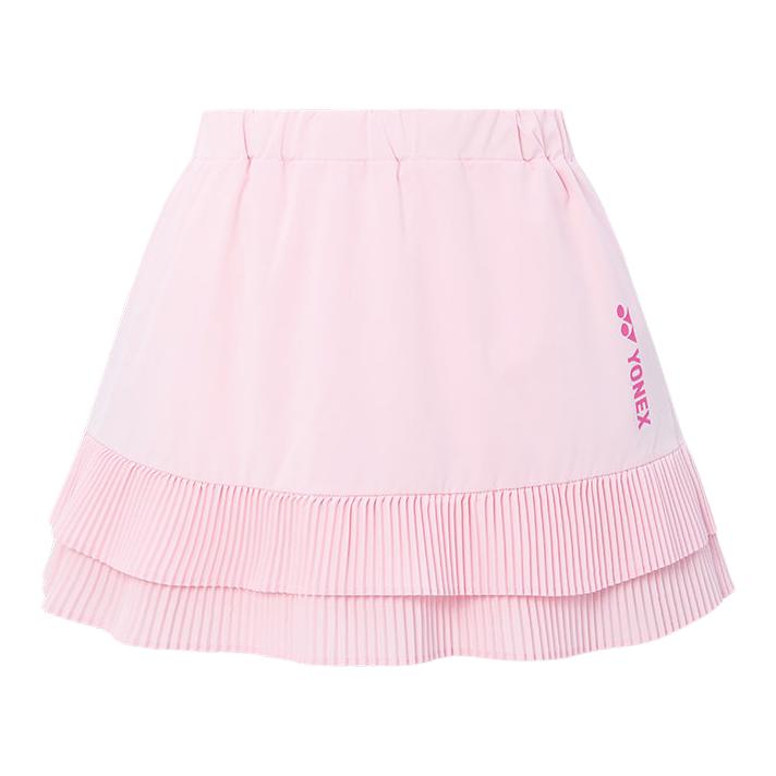 YONEX/尤尼克斯 2026SS 透气速干耐磨运动短裙 女装 2200926BCR 粉红