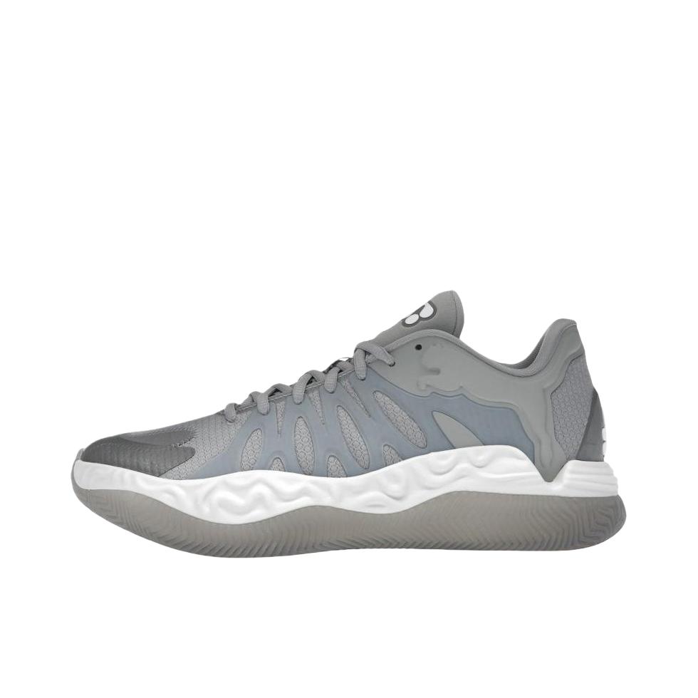 推荐商品：Puma/彪马 HALI 1 篮球鞋 低帮缓震舒适包裹性 大童/灰色