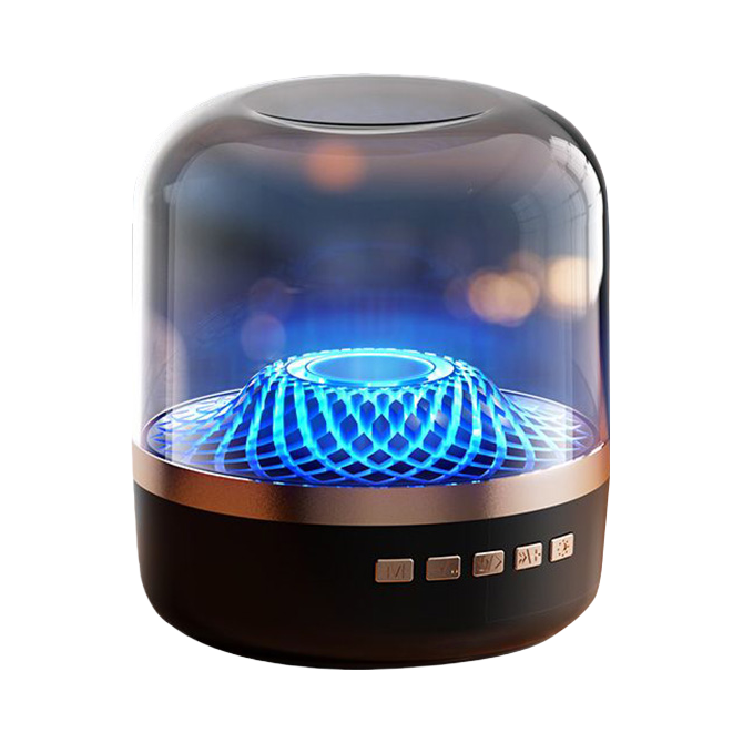 推荐商品：MOAW 琉璃 桌面 蓝牙音箱 多彩炫光 TWS多台互联