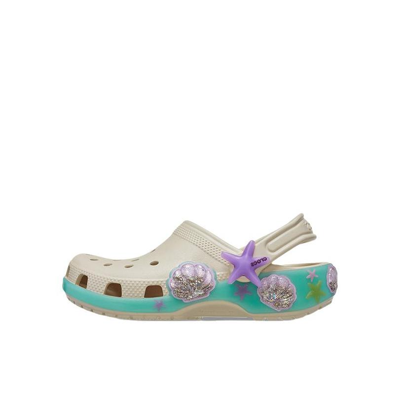 推荐商品：Crocs/卡骆驰 凉鞋儿童 包头一脚蹬户外 213273 小童/冰冻米