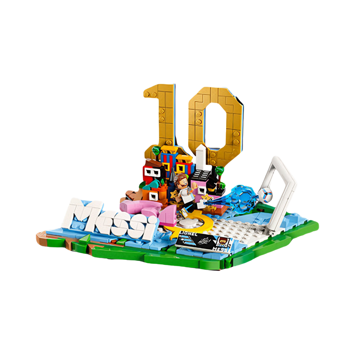 推荐商品：【全款预售】LEGO/乐高 Editions系列 梅西-经典进球瞬间 积木 43011