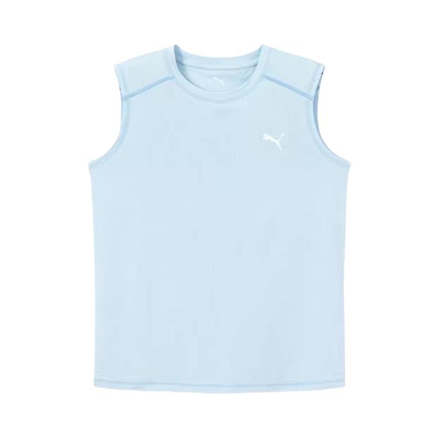 推荐商品：Puma/彪马童装 2026SS 吸湿速干吸汗背心 中大童 353226101203 粉蓝