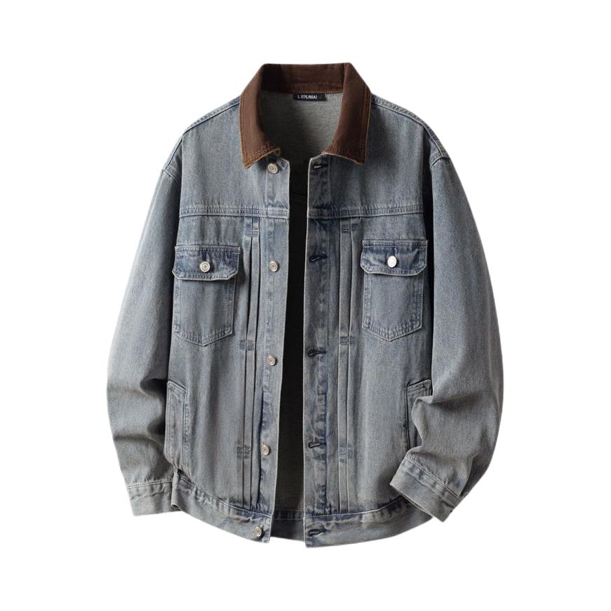 Jeanswest/真维斯 长袖亲肤透气翻领夹克 基础色