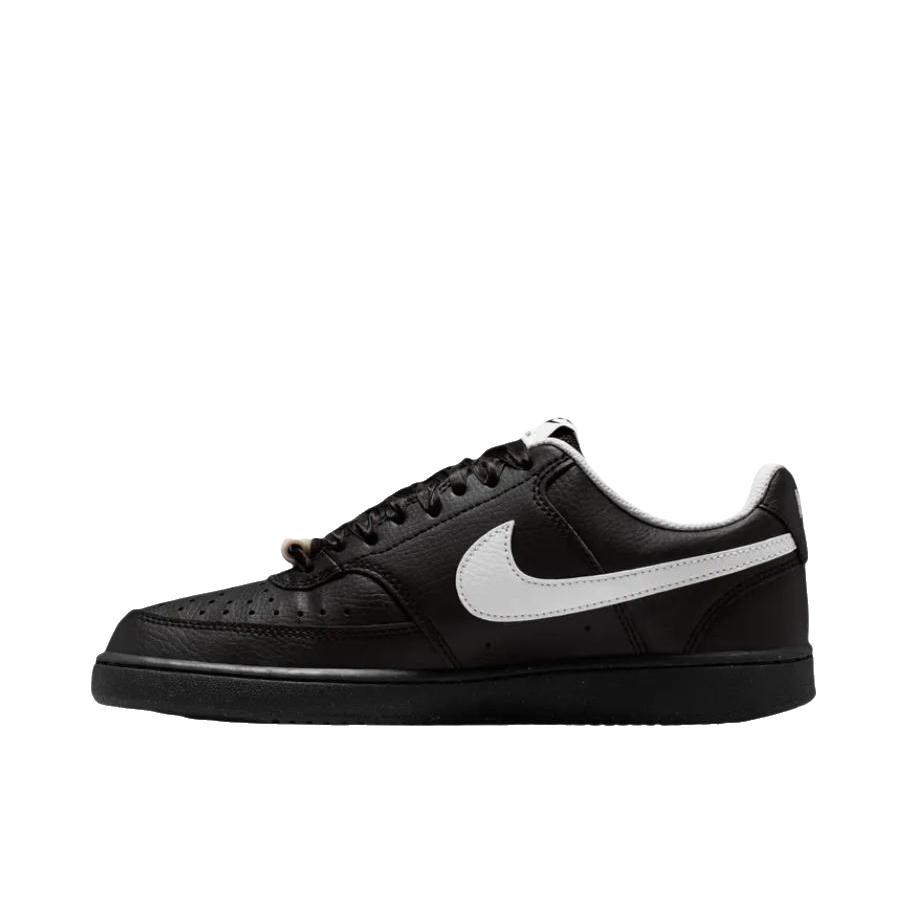 推荐商品：Nike Court Vision 板鞋 复古缓震抓地防滑轻便 黑色/雪白色