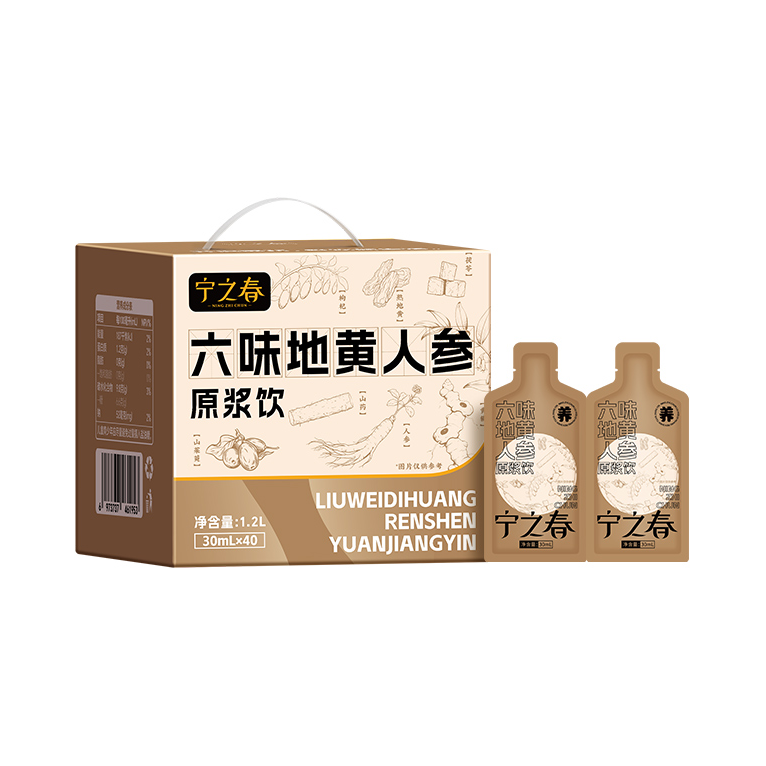 推荐商品：宁之春 六味地黄人参原浆饮 礼盒装