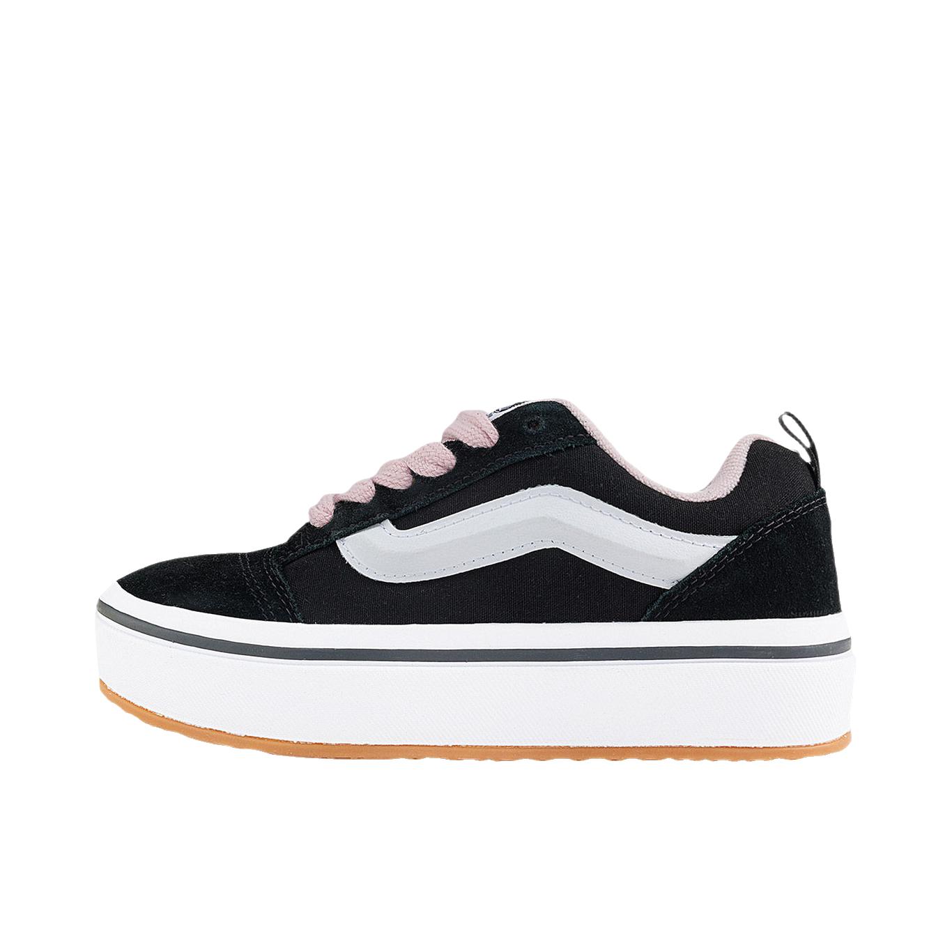 推荐商品：Vans/范斯 Knu Skool Stacklite 板鞋 百搭舒适增高耐磨 大童/黑色