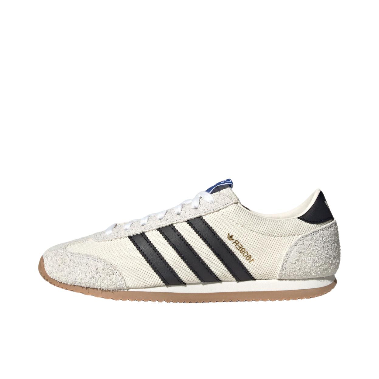推荐商品：adidas Originals 1609ER 运动休闲鞋 织物皮革复古减震 白色/黑色/晶白色