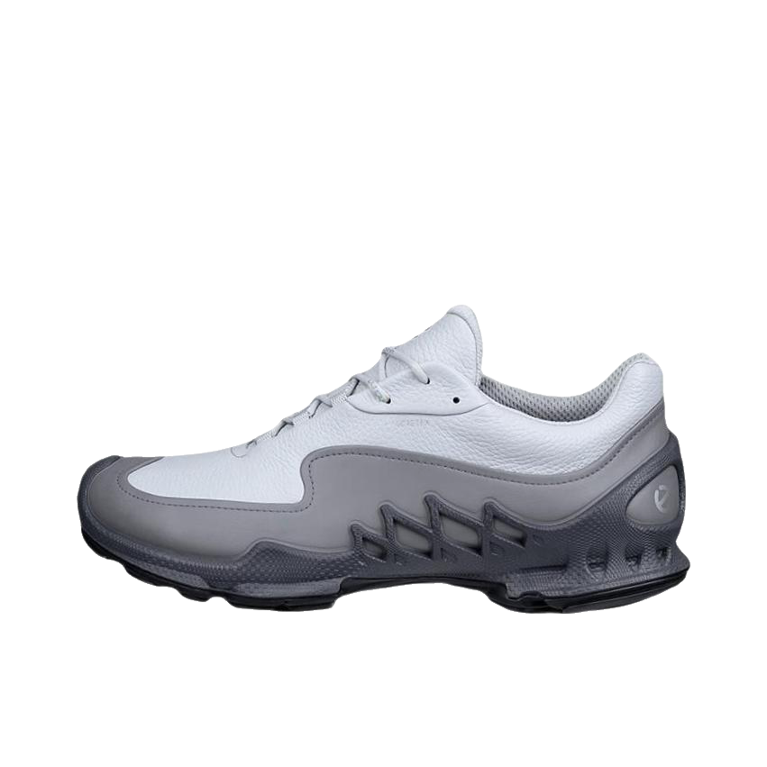 推荐商品：ECCO/爱步 登山鞋 户外鞋 透气休闲缓震防滑 802904 灰色/白色