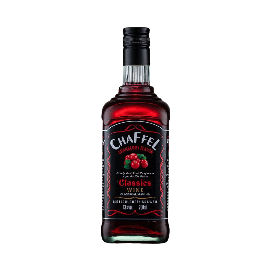 推荐商品：Chaffel manor/喆斐尔 蔓越莓 700ml 13%vol 果酒 裸瓶装