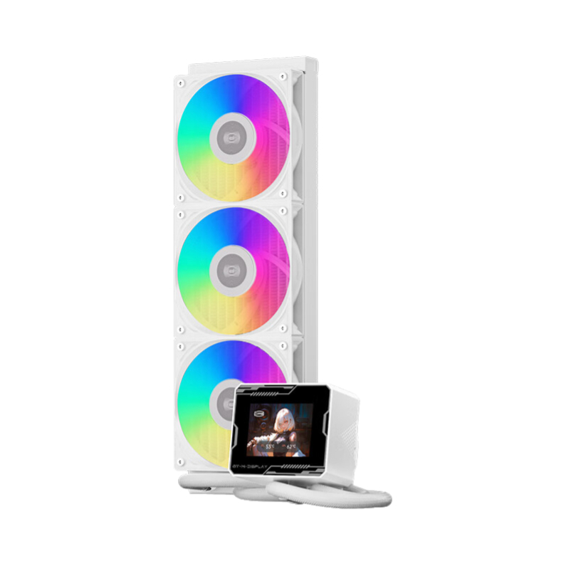 推荐商品：PCCOOLER/超频三 北境GT360M CPU水冷散热器 2.8吋液晶屏 自定义主题