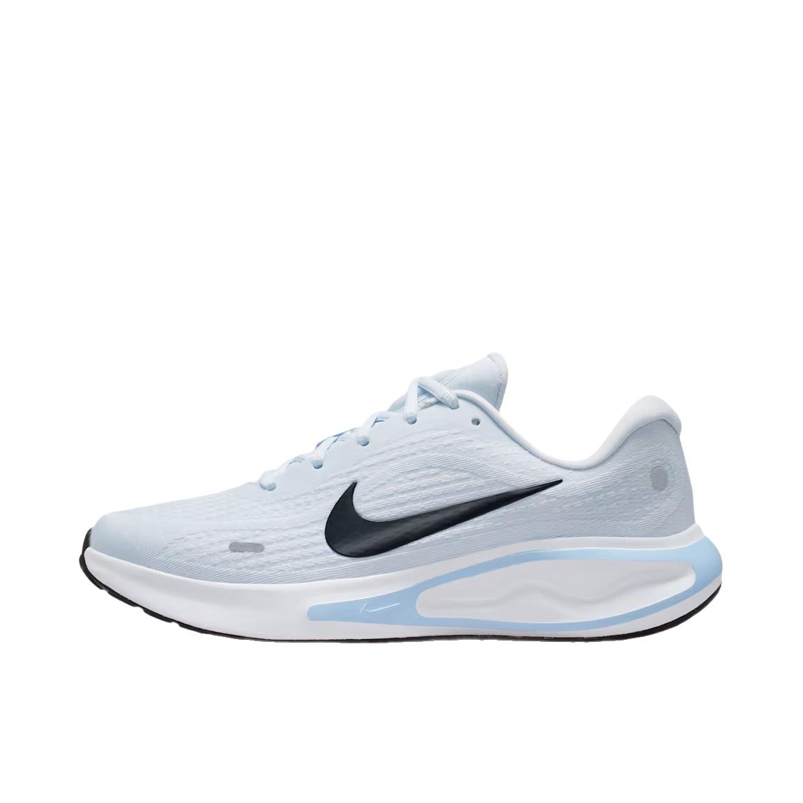 推荐商品：Nike Journey Run 跑鞋 缓震轻便防滑耐磨休闲简约训练长跑短跑织物运动贴合圆头支撑 女款/白色/黑色/蓝色