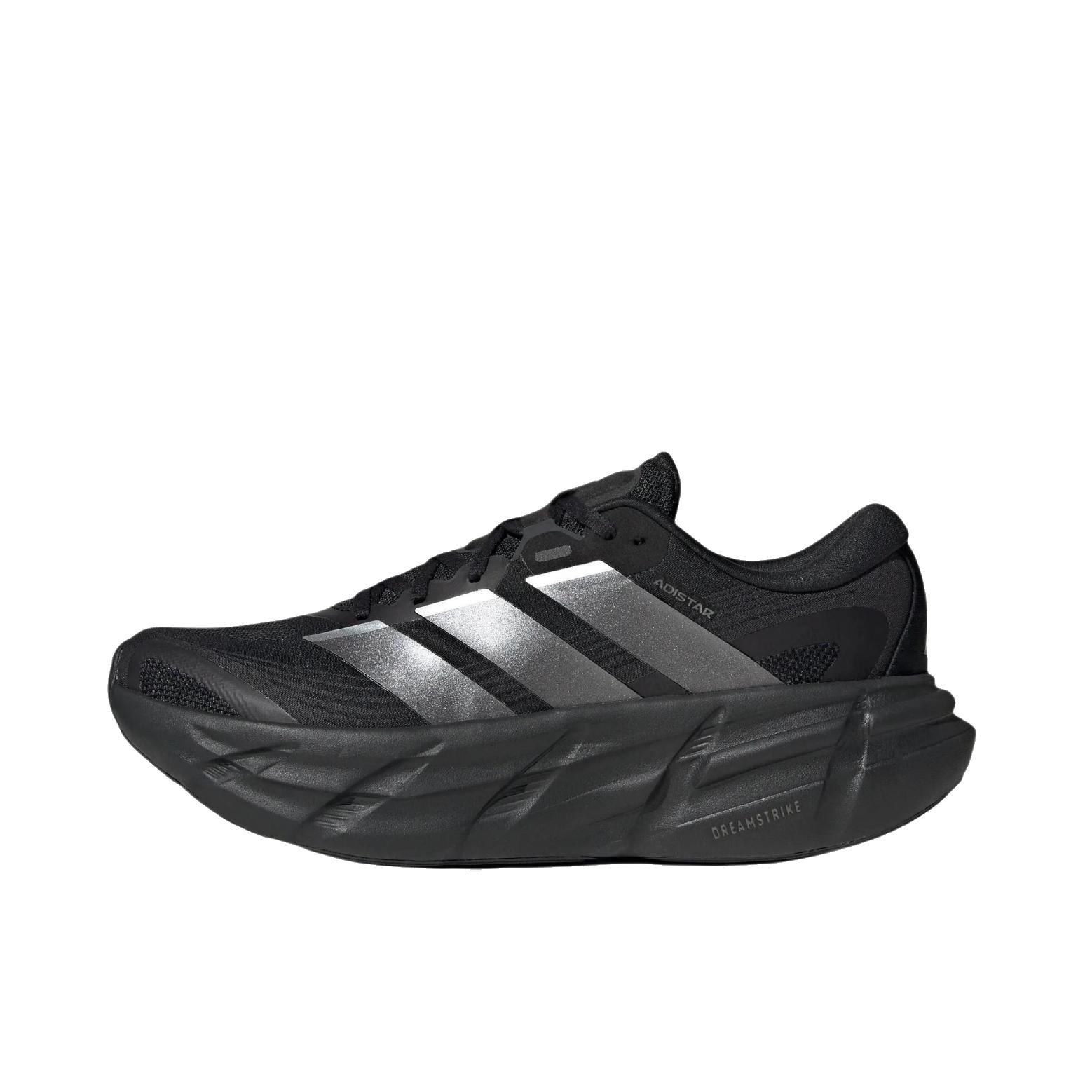 推荐商品：adidas Adistar 5系列 跑鞋 透气舒适百搭 黑色/亮金属铁灰/碳黑色