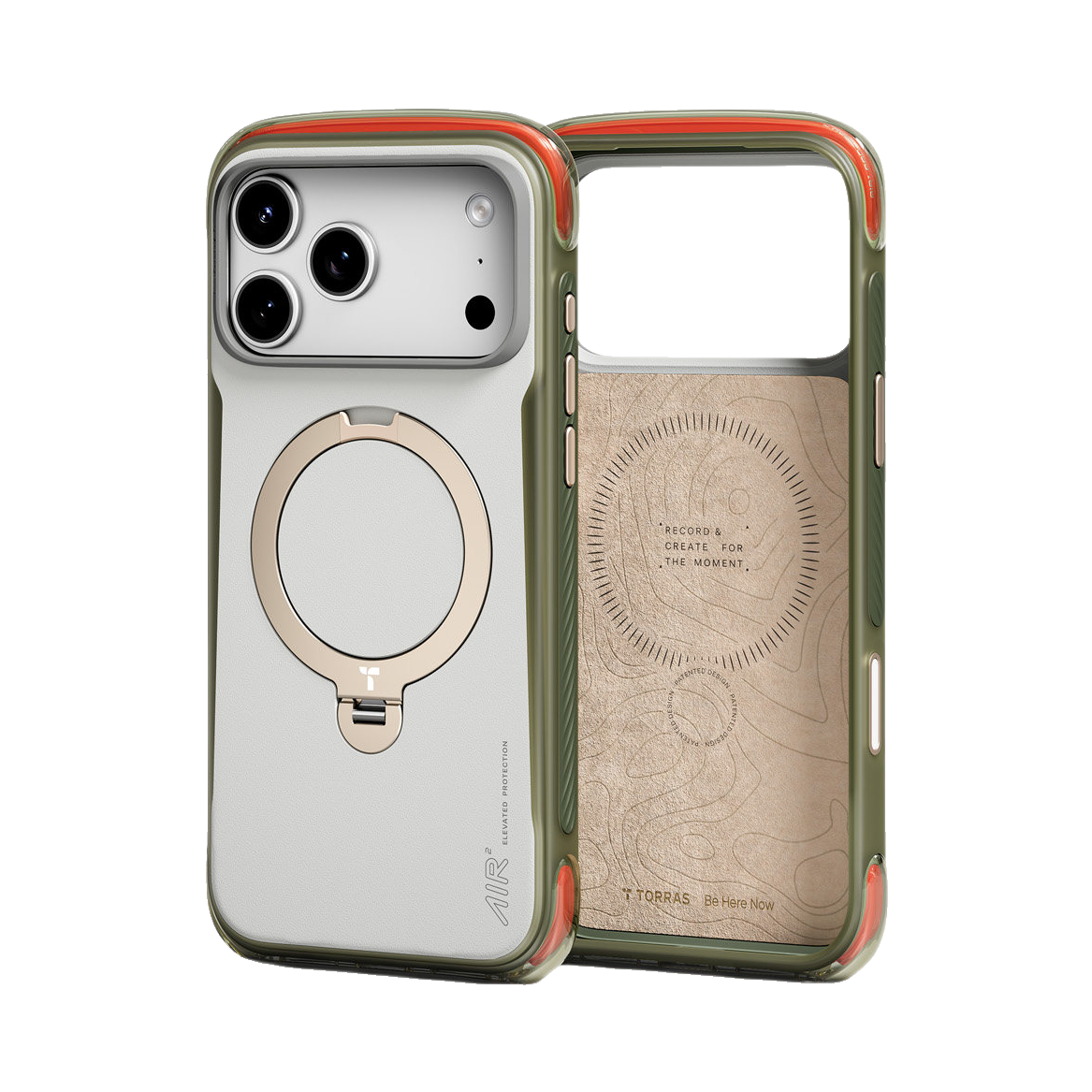 TORRAS/图拉斯 适配苹果iPhone17系列 手机壳 双气囊 硬壳 苍岩灰