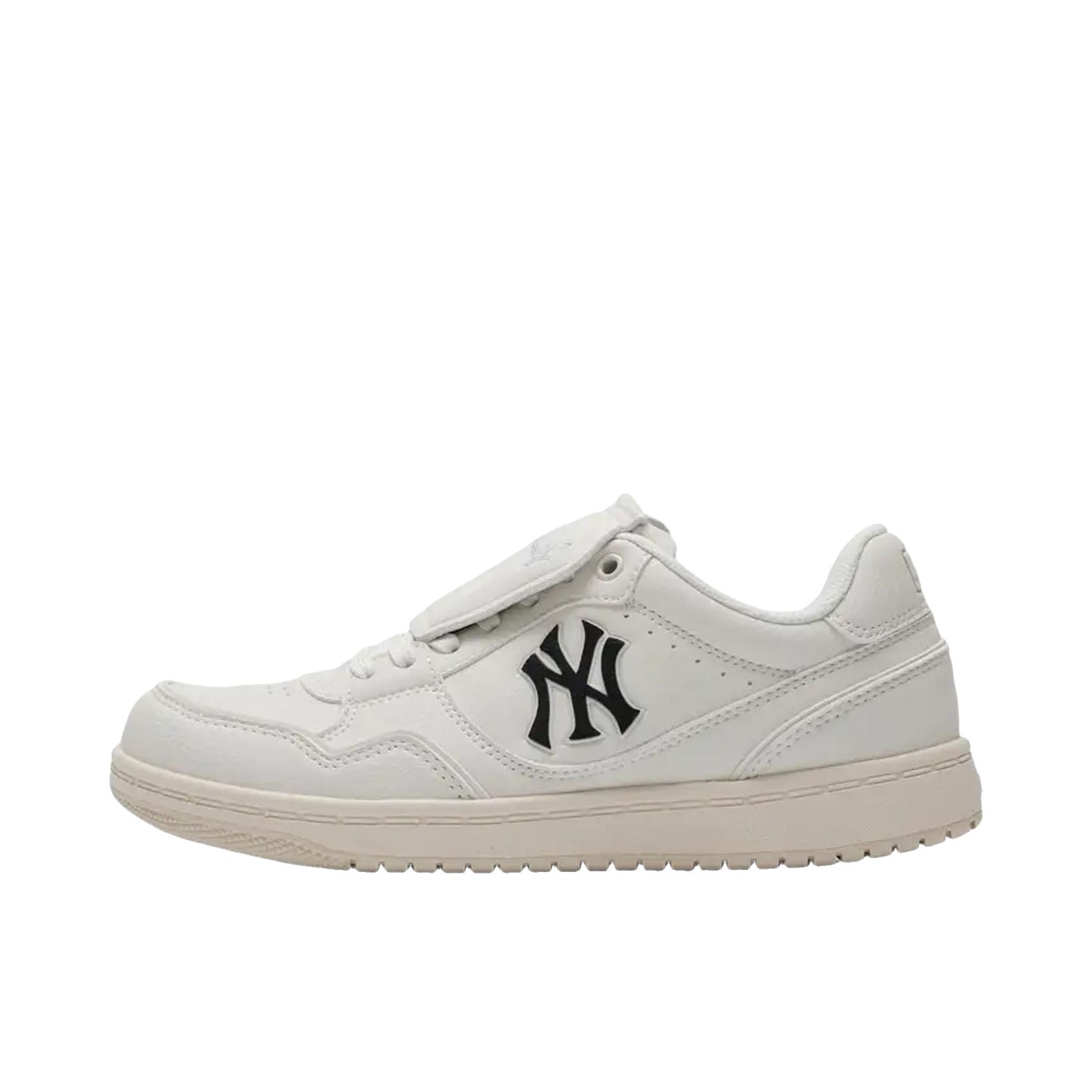 推荐商品：MLB 板鞋 百搭复古 3ASXS026N 魔术贴/低帮/白色/黑色