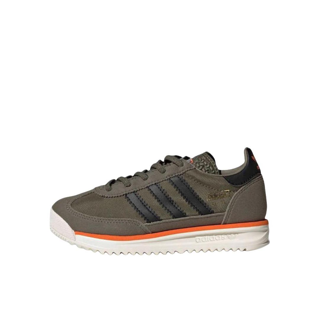 推荐商品：【马思纯同款】 adidas Originals SL 72 T头鞋 德训鞋 运动休闲鞋 轻便防滑耐磨透气舒适简约复古 小童/卡其色