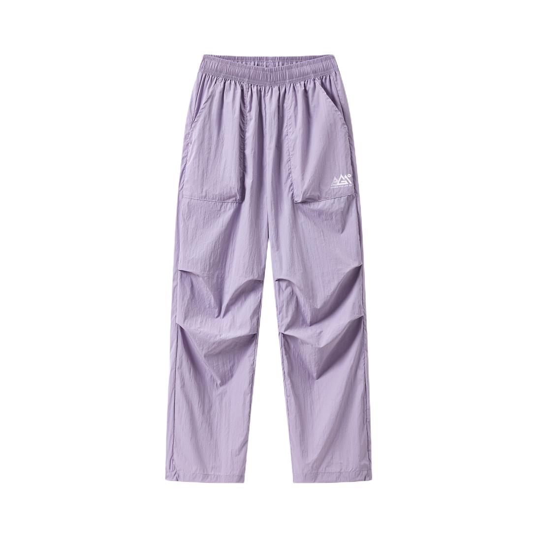 推荐商品：361°/361度童装 2026SS 防晒速干透气工装裤 中大童 N32621732 苏菲紫