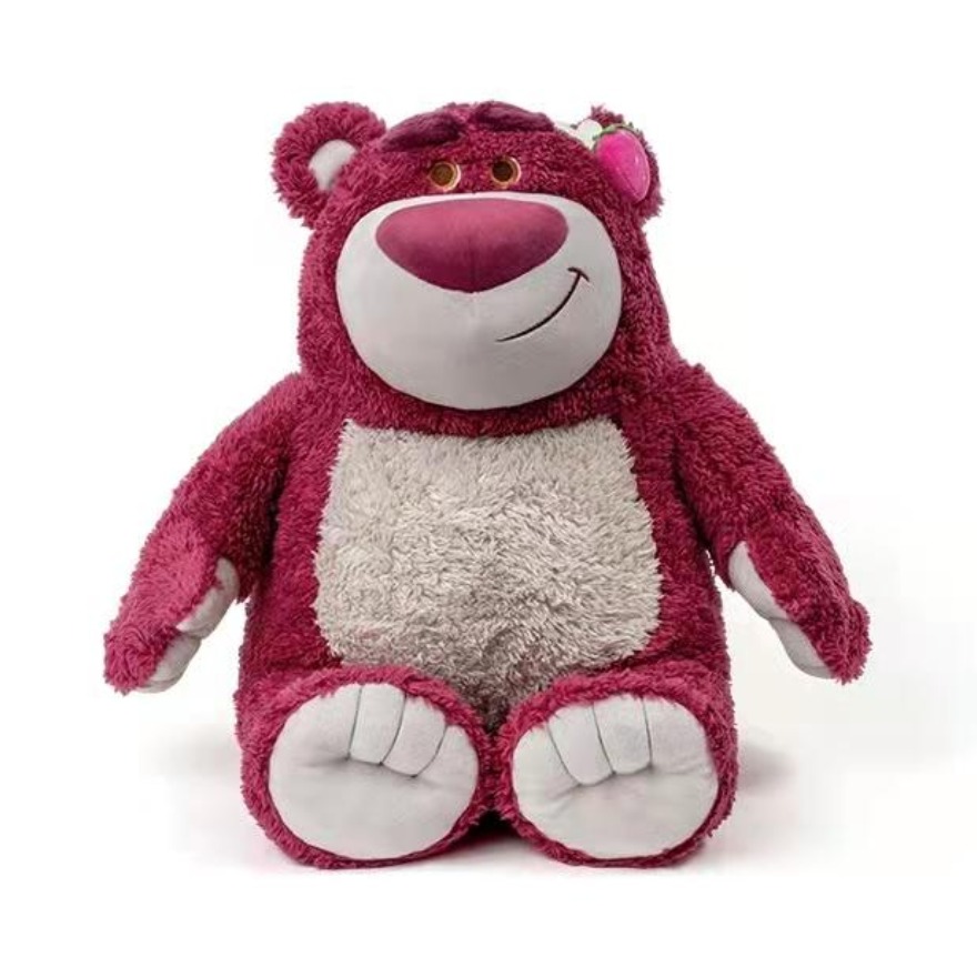 推荐商品：萌萌族 X 迪士尼联名款 玩具总动员 草莓熊憨萌公仔 毛绒玩具