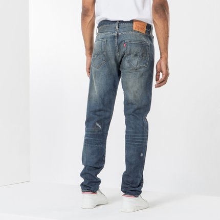 经典做旧李维斯501ct男士小脚水洗牛仔裤181730039