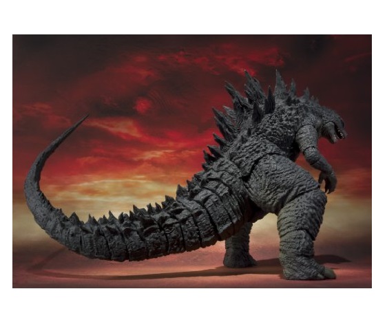 正版授权万代bandai2014电影版哥斯拉玩偶