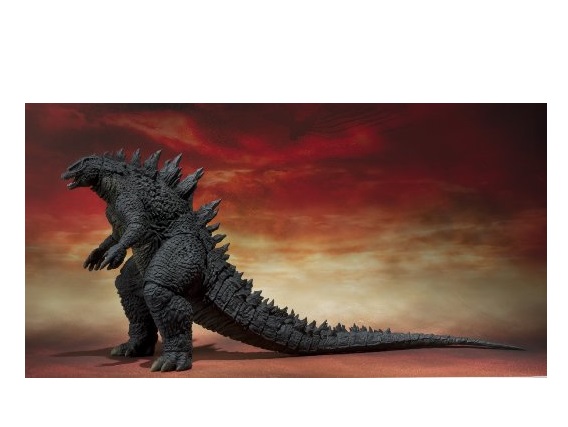 正版授权万代bandai2014电影版哥斯拉玩偶