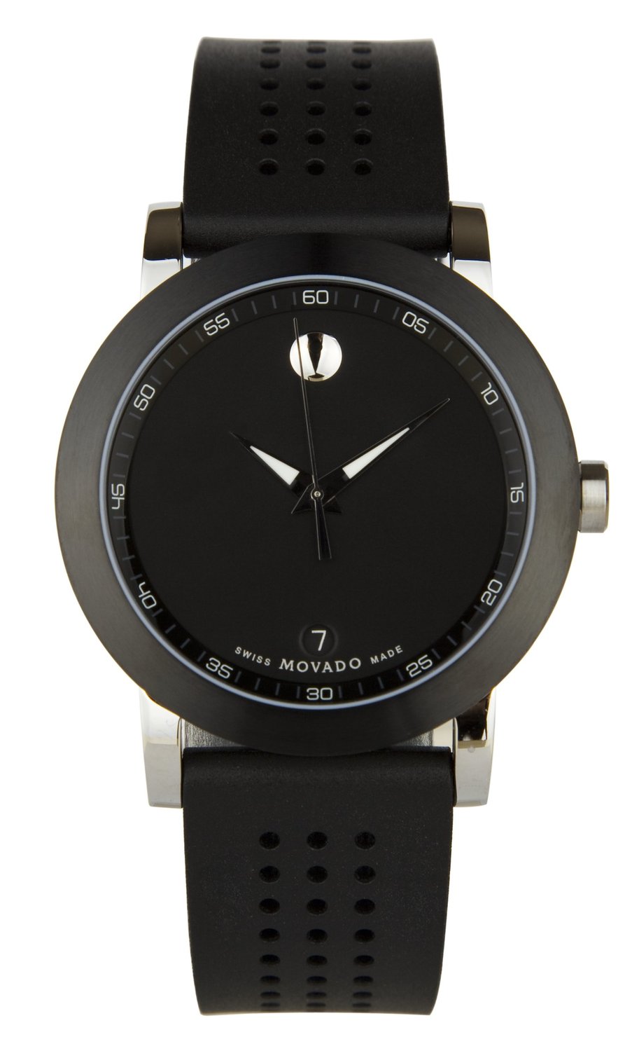 博物馆系列!movado摩凡陀博物馆运动系列石英男表0606507