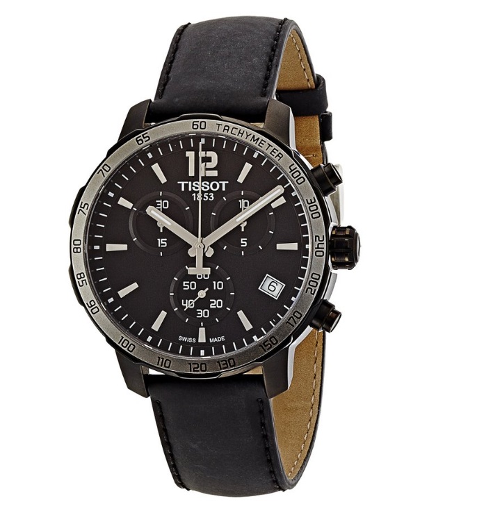 三眼计时!天梭tissot t0954173605702 男士石英腕表