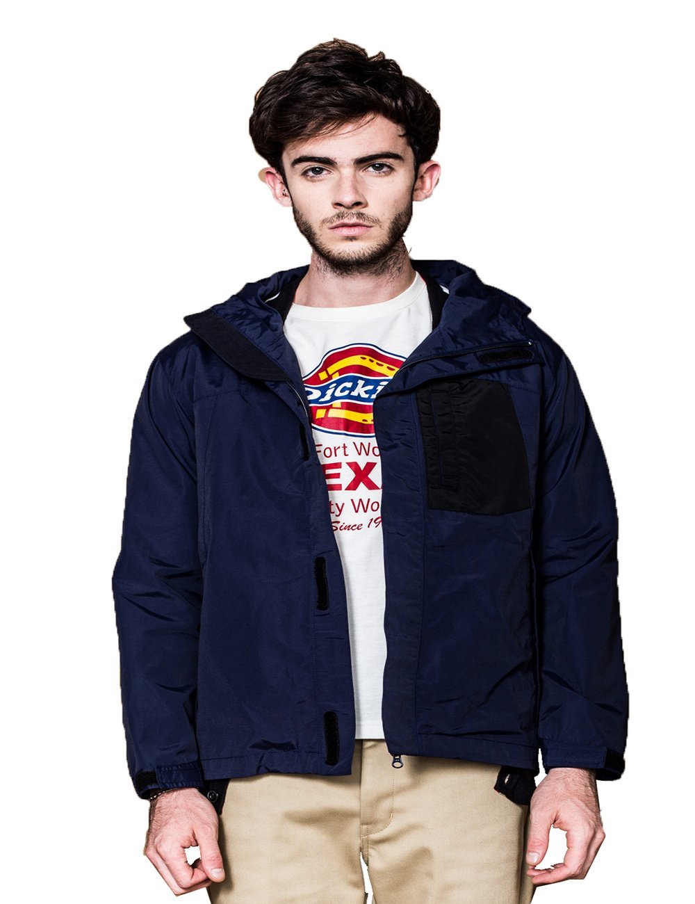 半价!dickies 棉尼面料印花夹克 151m10wd07