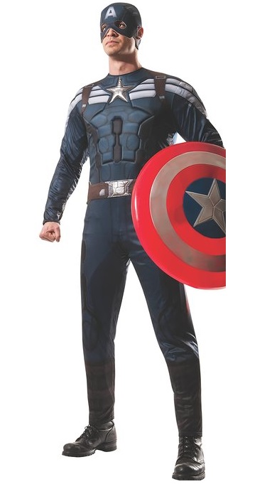 帅气美队!漫威marvel 美国队长全身战衣