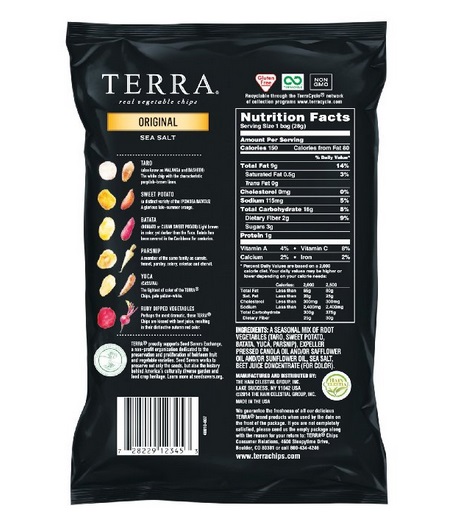 销量第一terraoriginal多口味混装薯片24包装