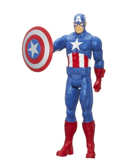 英姿飒爽漫威marvel12英寸美国队长玩具模型