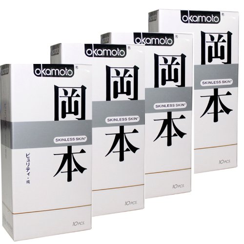 okamoto冈本避孕套skin纯10只装*4盒