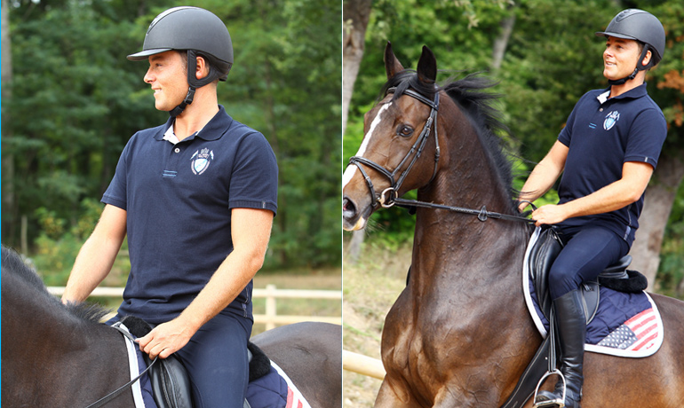 马术装!迪卡侬fouganza运动polo衫