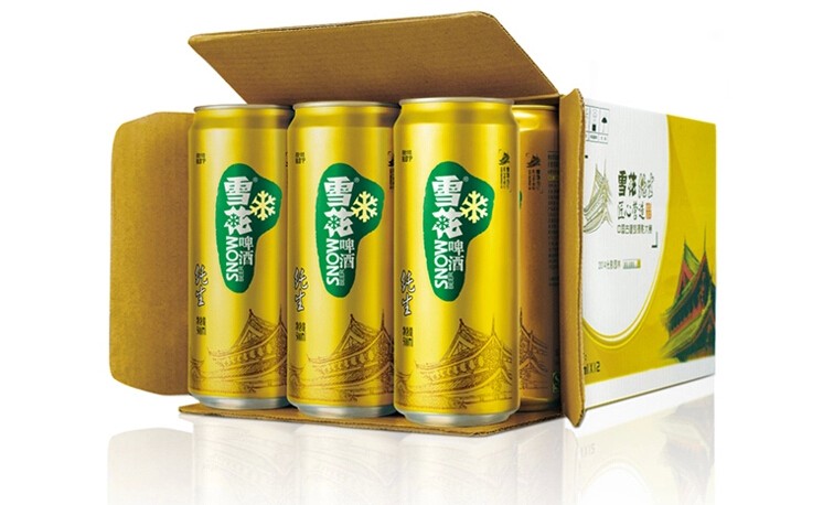 囤貨好價!雪花啤酒純生8度500ml*12聽 紙箱裝