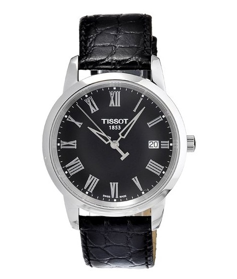 商务tissot天梭t0334101605301石英男表