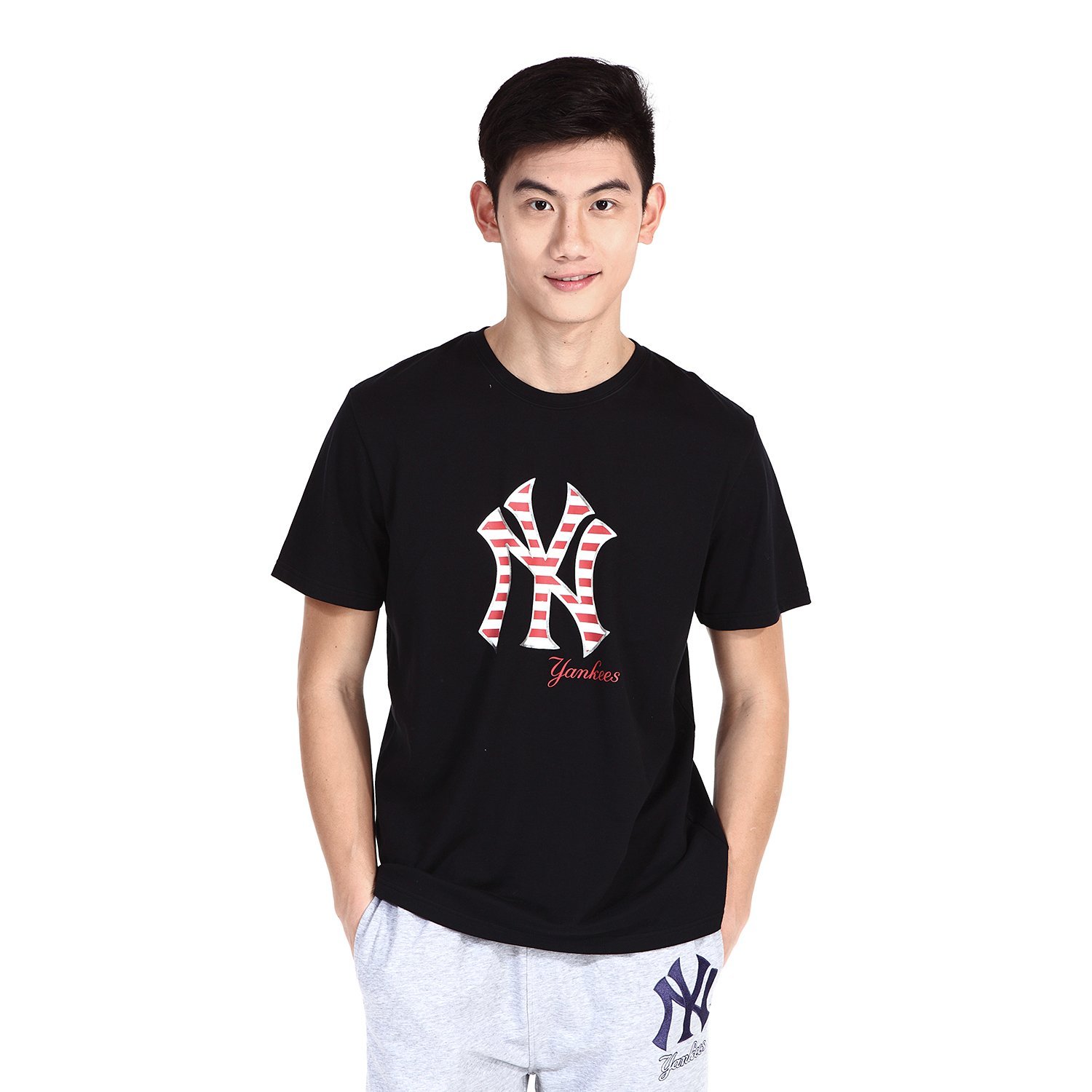 全网好价!mlb美职棒男式洋基队短袖t恤a4016