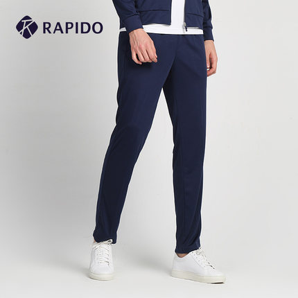 舒适有型！Rapido专柜同款男士宽松松紧腰运动休闲长裤