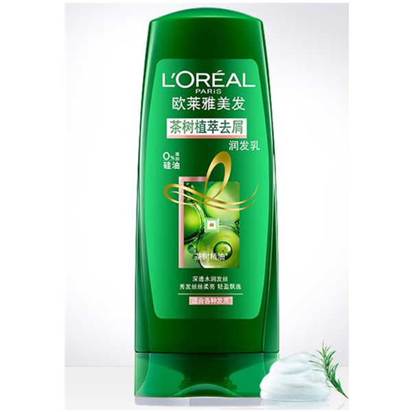 巴黎欧莱雅 茶树植萃去屑润发乳 400ml