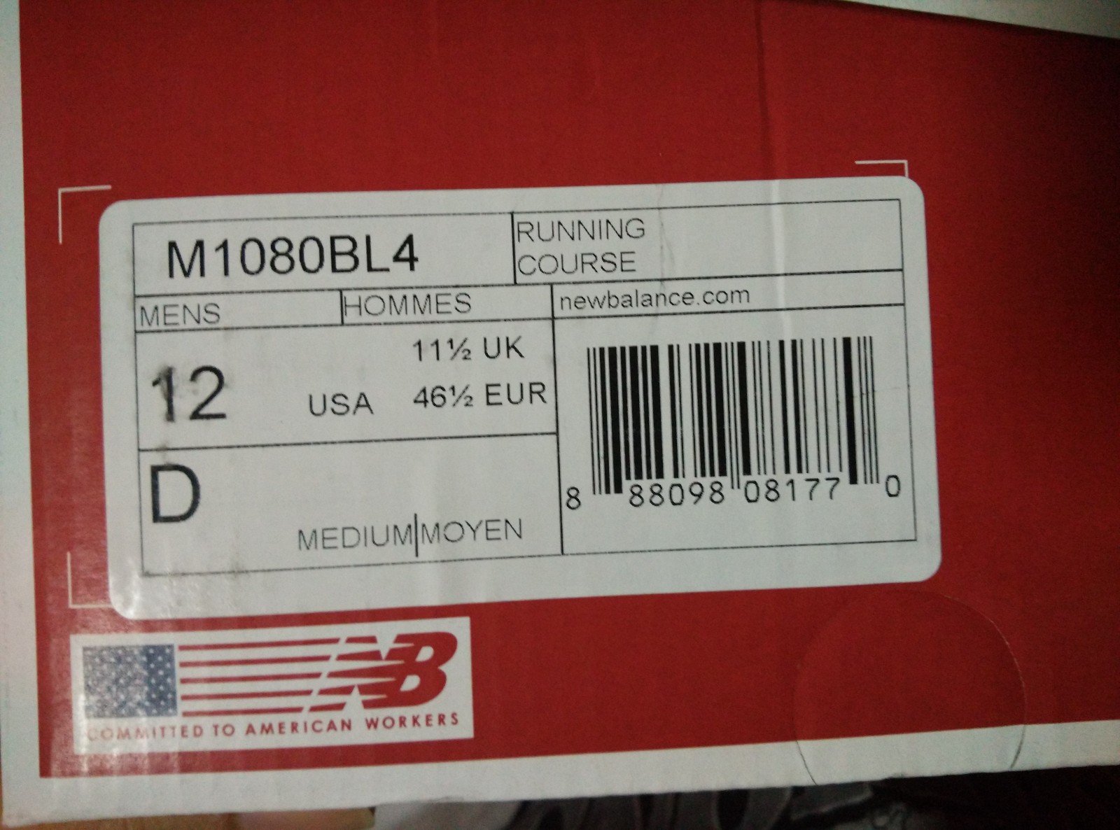 刚收到的new balance m1080v4 男款顶级缓震跑鞋-识货晒物