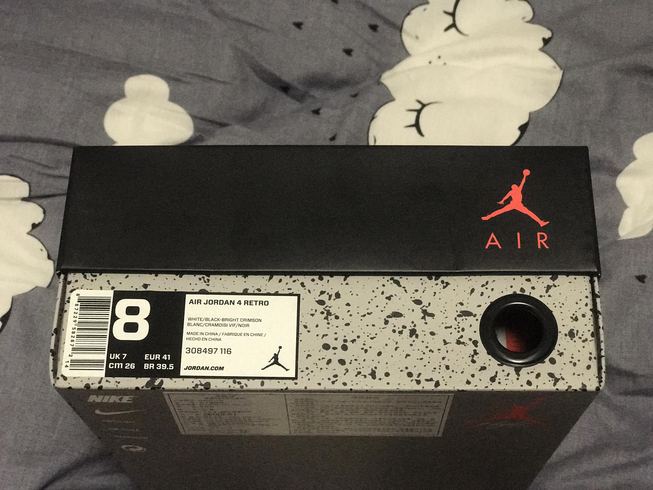 鞋盒,经典的飞人logo,古朴大方鞋盒,经典的飞人logo,古朴大方