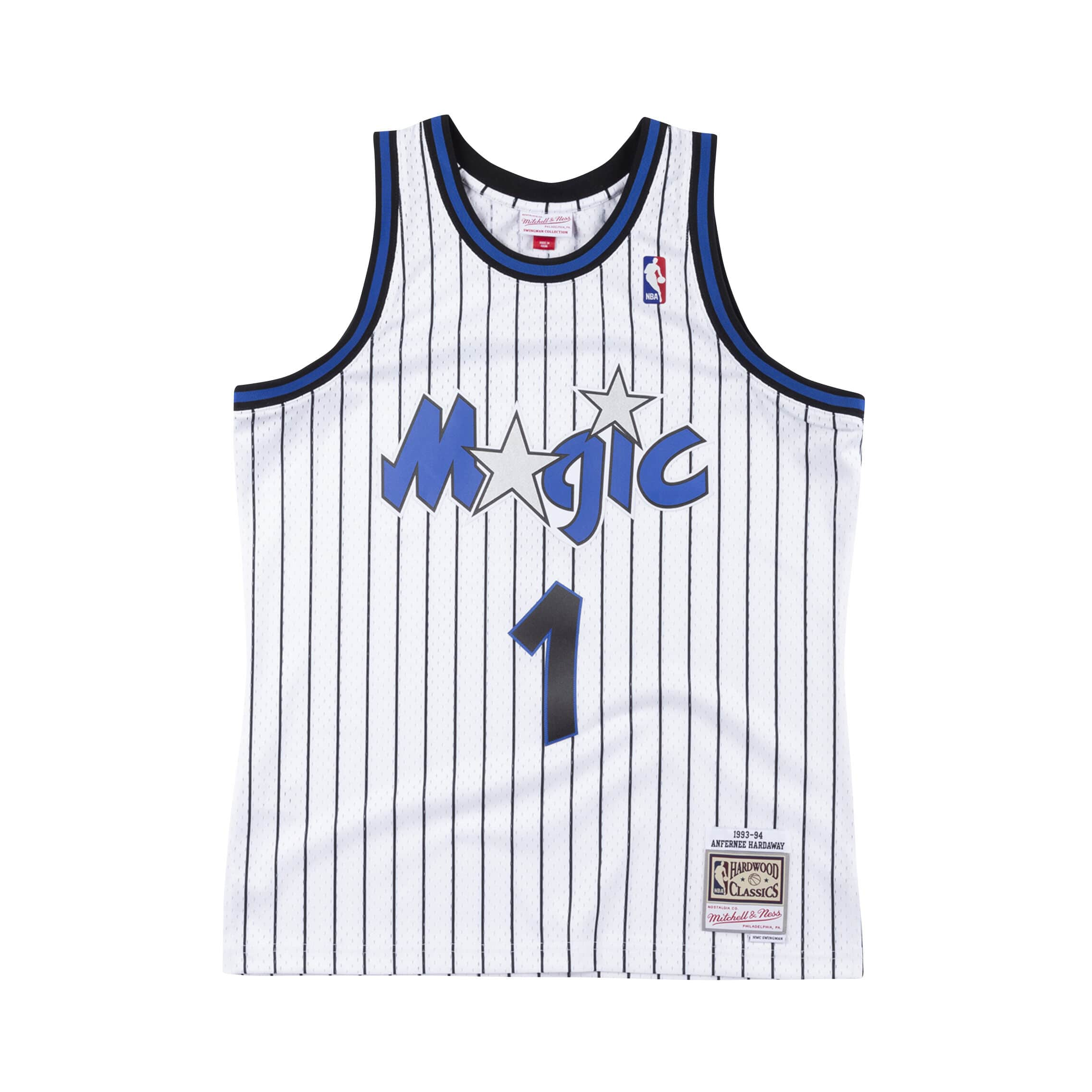 mitchell ness 哈达威 魔术队 1号球衣