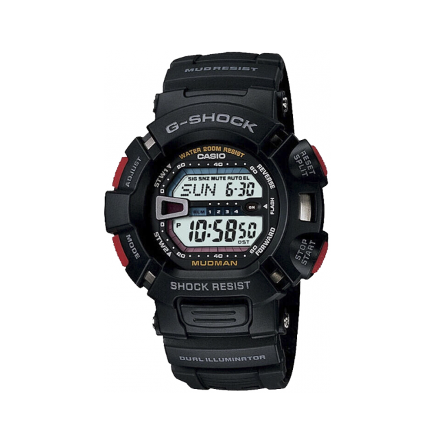 casio/卡西欧 g-shock系列  g-9000 电子动能石英男表