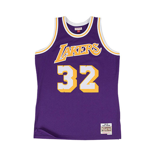 mitchell ness 魔術師 約翰遜 湖人隊 32號球衣